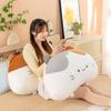 Plush Cat Pillow Large Long Body Office Nap Cushion Girls Gift For Restful Sleep