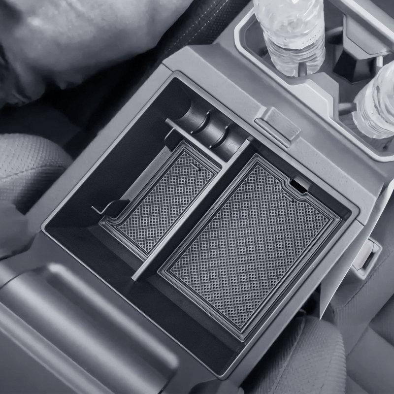 For 2025 Toyota 4Runner Center Console Organizer Tray Armrest Storage Box Interior Car Accessories Secondary Car ABS Storage Box