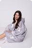 Blanket Sweatshirt Oversize Warm Thick Blanket Sweatshirt 2in1 Cats Furry [Kb-W33]