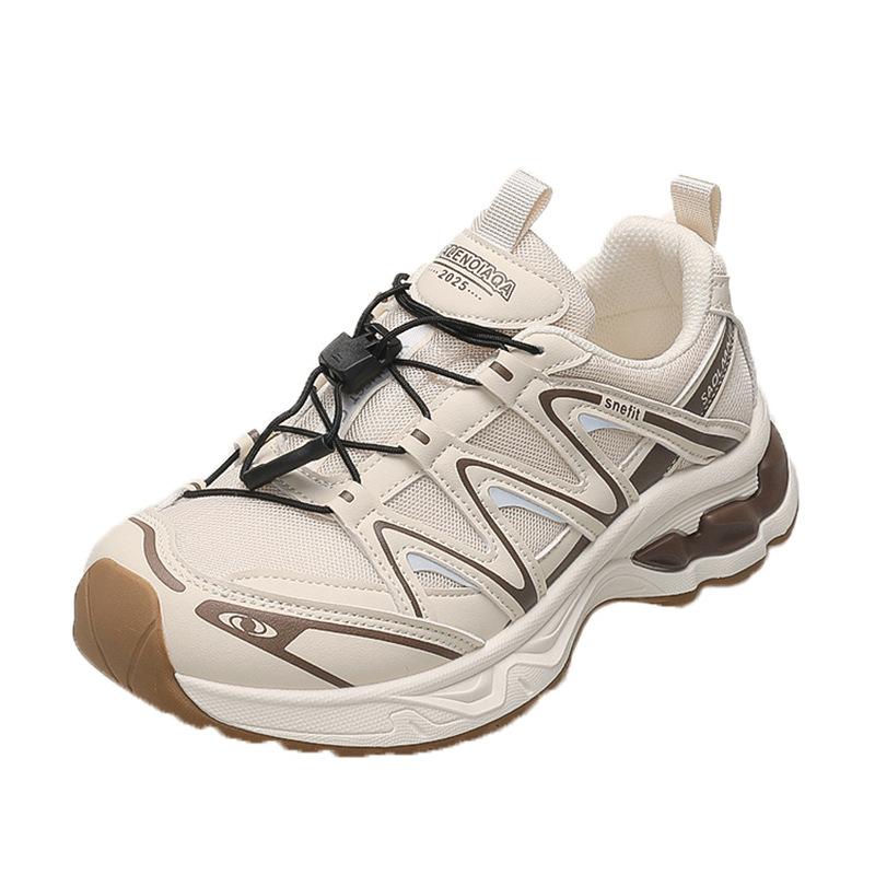 Thick-soled breathable dad shoes women's new retro versatile non-slip and wear-resistant hiking and mountaineering casual sports shoes