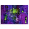 Canvas Print, Purple Abstraction Hand Painted