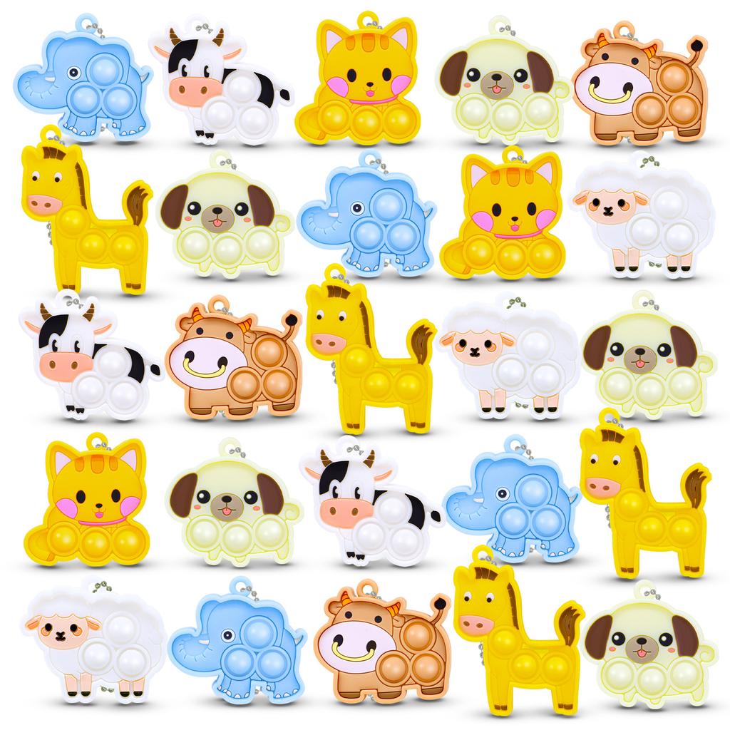 Rat Exterminator Mini Keychain Pendant Backpack Pendant Finger Bubble Music Decompression Toys Fidgettoys