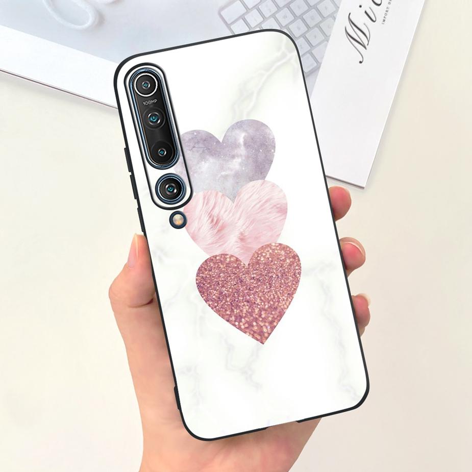 For Xiaomi Mi 10 Pro Case Cute Fashion Painted Cover Soft TPU Shockproof Phone Case For Xiaomi Mi 10 Lite Mi10 Pro 5G Full Coque