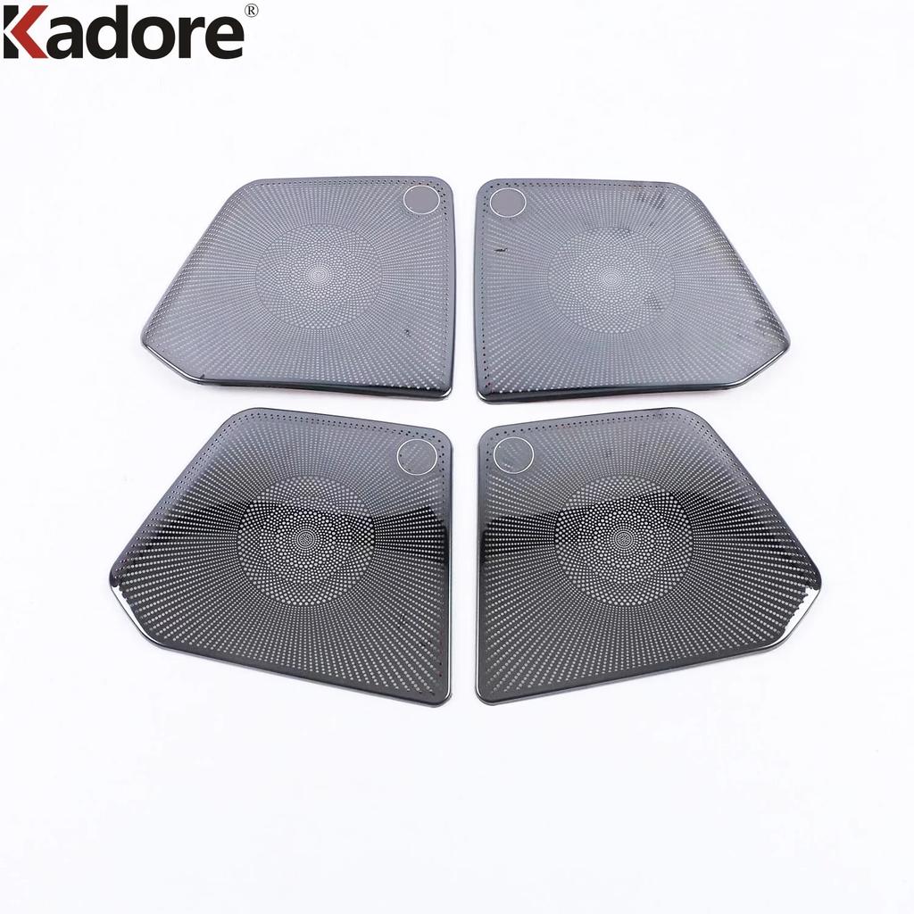 Car Inner Door Audio Speaker Cover Trim For Ford Kuga Escape -  2024 Stainless Steel Loudspeaker Frame Accessories