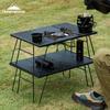 Koman CK-2G Зовнішній двошаровий складаний стіл для барбекю та чаю та модульна плита