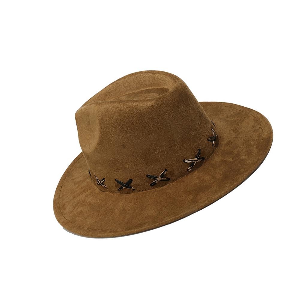 Cowboy Hats Panama Hat Unique Stitches Wide Brimmed for Women Men Photo Props Western for Men Women Unisex Wear Headwear