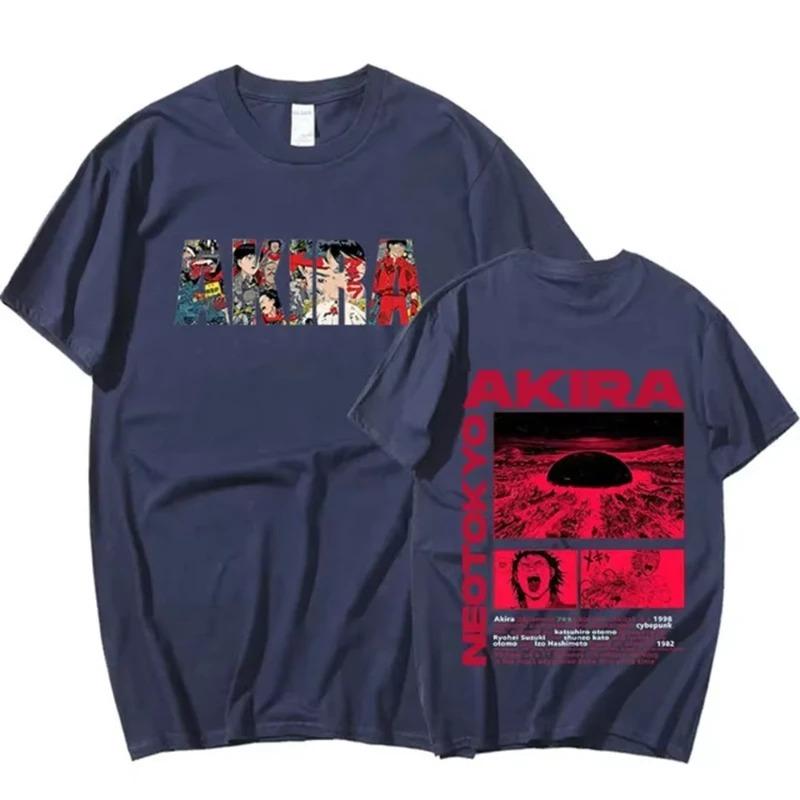 2026 Japanese Anime New Tokyo Akira T-shirt, Movie Science Fiction Manga Masataro Kaneda Men's Women Short-sleeved T-shirt Cotton Top