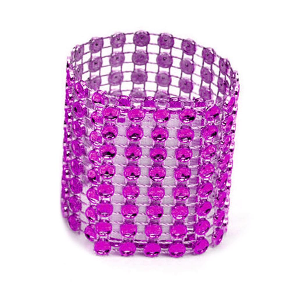 8-Reihen Strass Serviettenringe Funkelnd-Diamant Strass Stuhlschärpen-Schieber Formale Dinner Serviettenringe Stilvolle Tischdekorationen