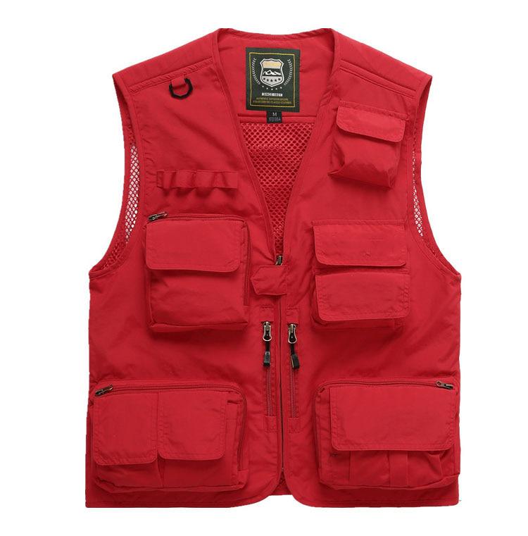 Buy Fishing Vests Quick Dry Breathable Multi Pocket Mesh Vest