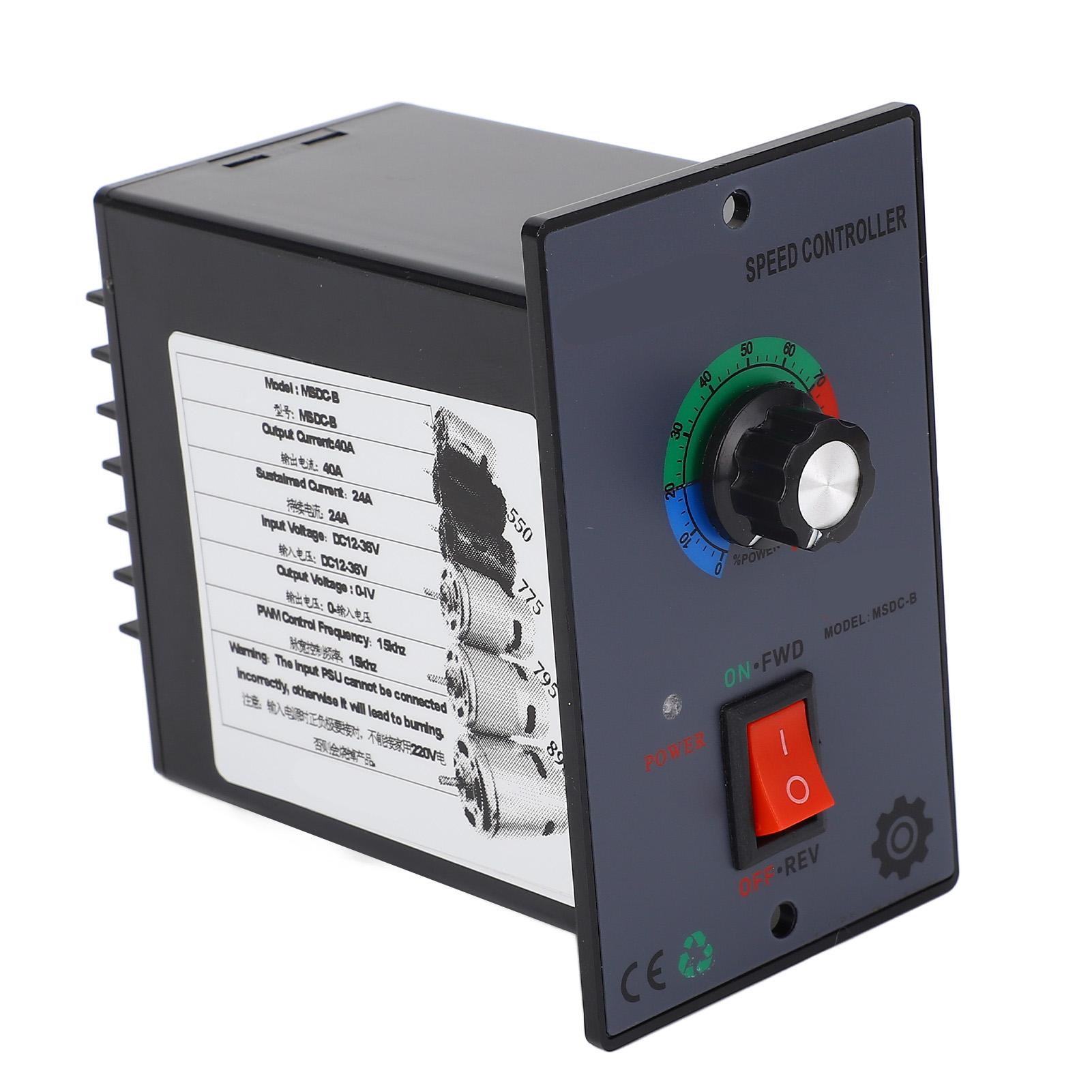

Motor Speed Controller 1236V 40A Electric Motor Speed Regulator for 550 775 795 895