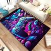 Gamer Theme Print Small Rug - Controller Console Pattern Carpet for Gaming Room Bedroom Hallway Balcony Entrance Doormat Decor