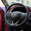Car Door Loudspeaker / Window Rise Lift Down Control Decor Cover Trim Carbon Fiber Accessories For Honda Vezel HR-V 2014 -