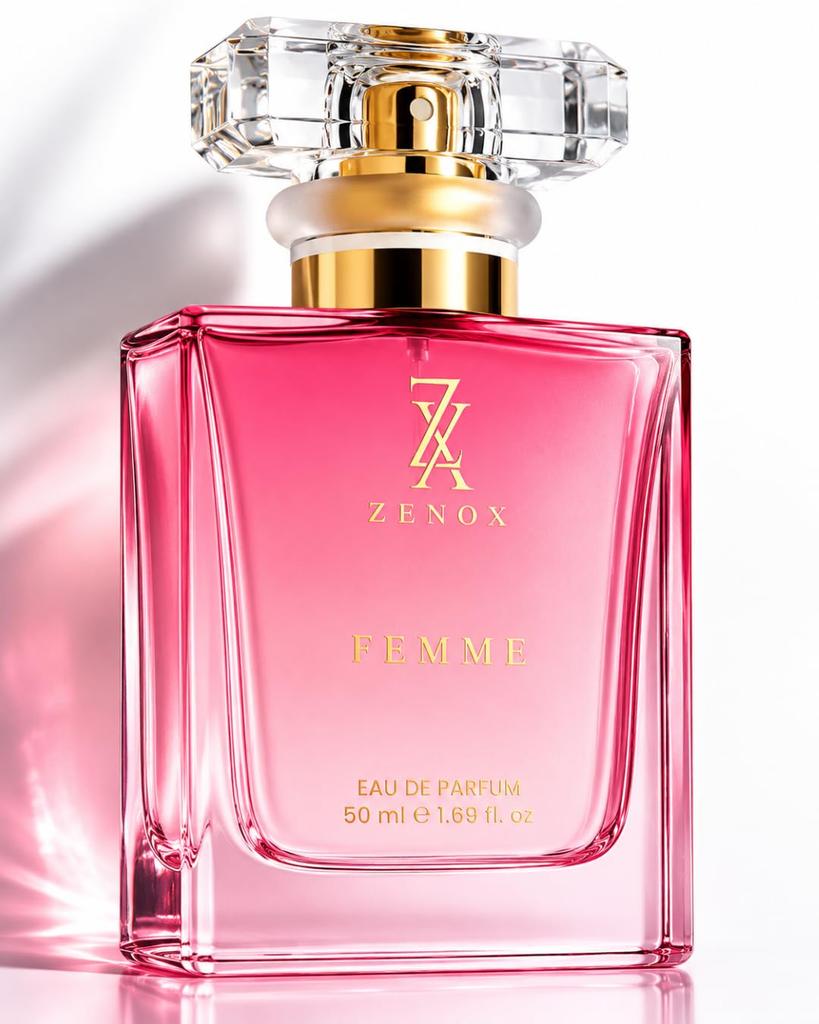 Zenox Femme Eau De Parfum for Women, Floral Elegant Fragrance, 50ml