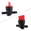 Rubinetto Carburante Universale in Plastica 6mm Inline On Off Adatto per Tubo Flessibile da 1/4