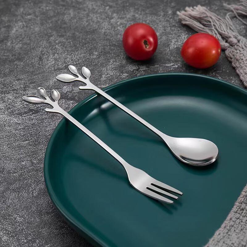 Creative Branch Dessert Fork and Spoon Set