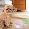 TPE Portable Pet Bowl 350ml Puppy Feeding Bowl Dog Bowls Macaron Pet Bowl  Pet Feeding