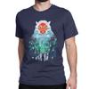 Vintage River Flows In You T Shirt For Men Pure Cotton T Shirts Princess Mononoke Ghibli
