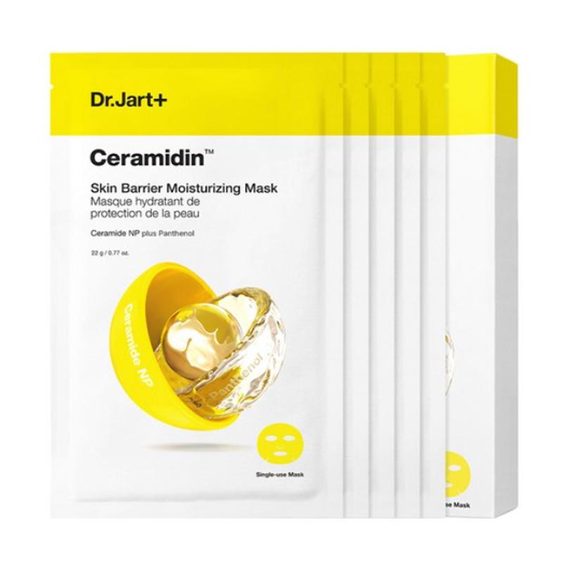 Dr.Jart+ Ceramidin Skin Barrier Moisturizing Mask 22 g × 5 Sheets