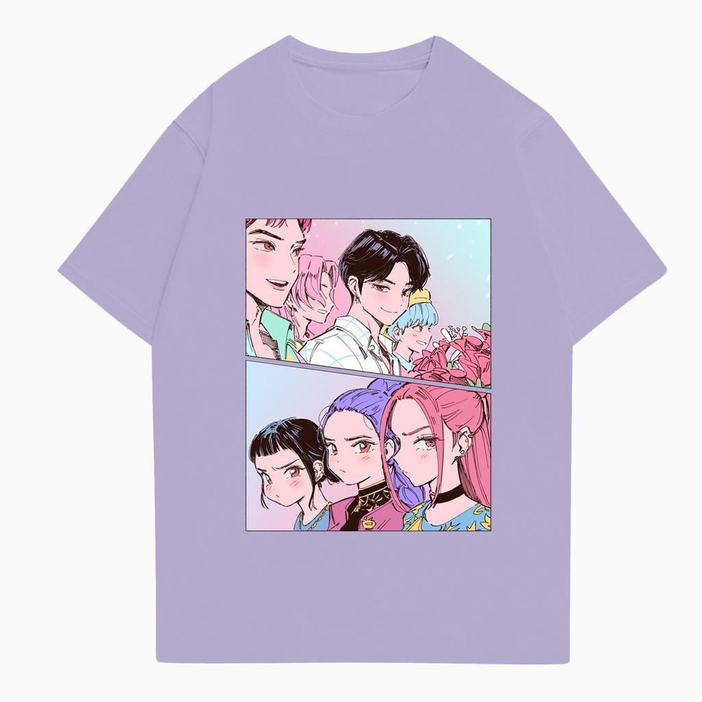 Kid's Anime Printed Short Sleeved T-shirt