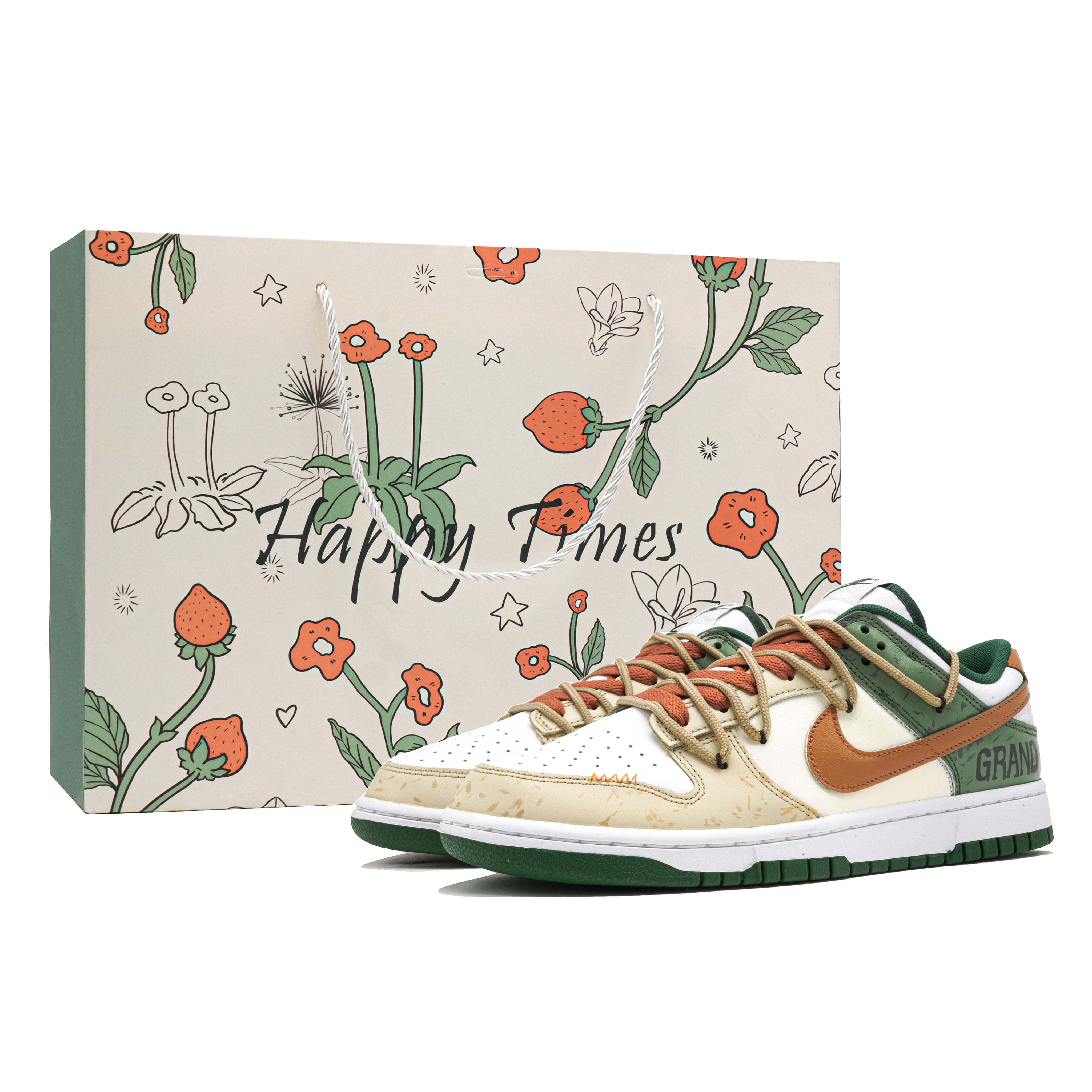

Nike Dunk Gab Box Low top Skateboard Shoes Unisex Green White DD1391-101(Team861-) 41