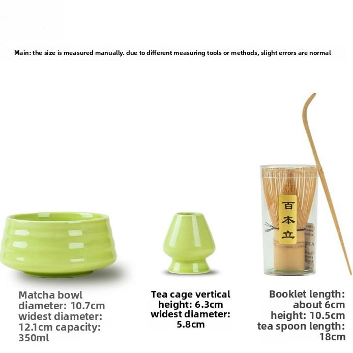 Japanese-style matcha bowl matcha Song Dynasty tea ordering tool ceramic tea bowl teacup mixer matcha brush gift box set