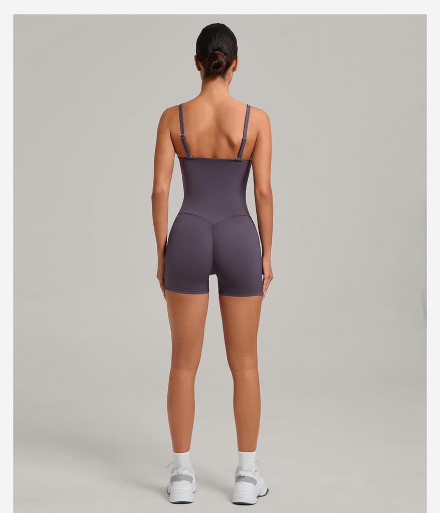 Women's Multi-Wear Yoga and Running Jumpsuit with Side Pockets