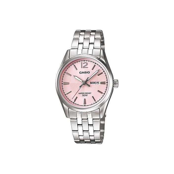 CASIO G Shock LTP 1335D 5AV LTP-1335D-5AV Pink Watch Dial