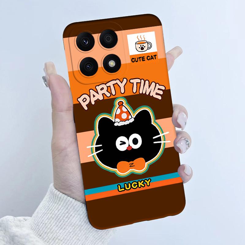 

For Huawei Honor X8a Case HonorX8a Soft TPU Silicone Cover Cute Cartoon Panda Phone Case For Honor X6a HonorX6a Plus Coque Funda Honor X6a Plus