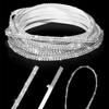 5m Self Adhesive Crystal Rhinestone Sticker Ribbon DIY Sticker Rhinestones Tape Arts Crafts Car Phone Auto Interior Decoration
