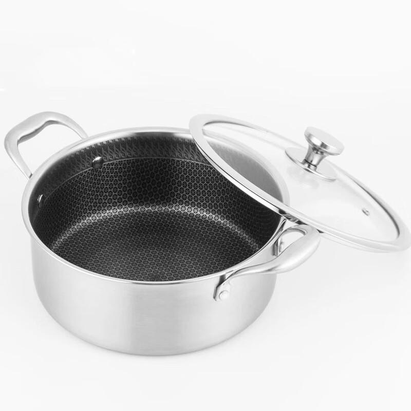 Balder 28CM Stainless Steel Non-stick Soup Pot with Steamer
