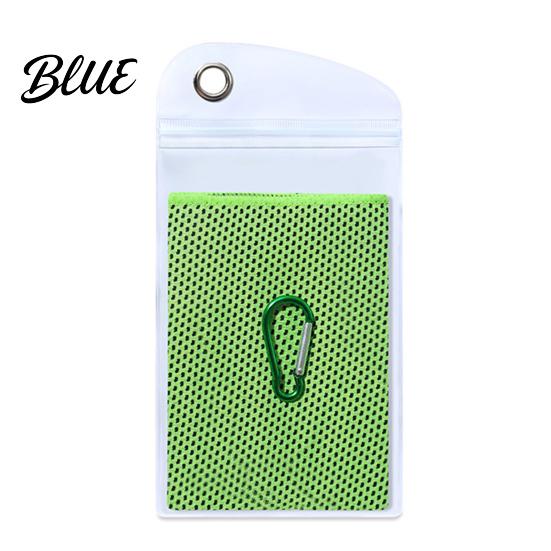 Summer Cooling Equipment 90x30cm Towel for Face Chilly Sports with Storage Bag Portable Gym And Carabiner Cold Neck Wrap Workout Recovery