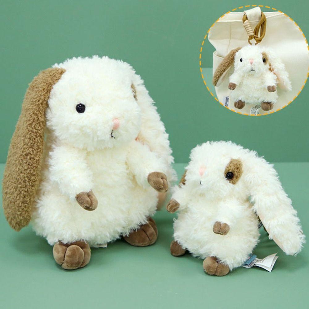 PP Cotton Rabbit Plush Toy Soft Sitting Bunny Plush Doll Long Ears Rabbit Stuffed Toy  Kids Gifts