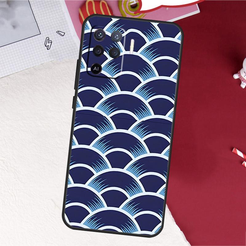 

Japanese Style Floral Texture Case For Oppo A18 A98 A38 A58 A78 A60 A80 A40 A96 A76 A16 A94 A74 A54 A15 A17 A57 A77 A5 Pro OPPO A60 4G