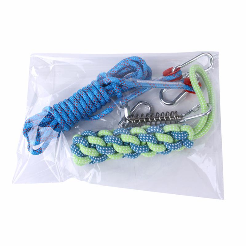 Outdoor Hanging Exercise Rope Spring Pull Tug Muscle Builder Good Exercise Tools For Dogs All Ages