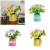 Realistic Easters Faux Potted Plant Bonsais Spring Artificial Flowers Arrangement In Pots Vase for Festives Decorations