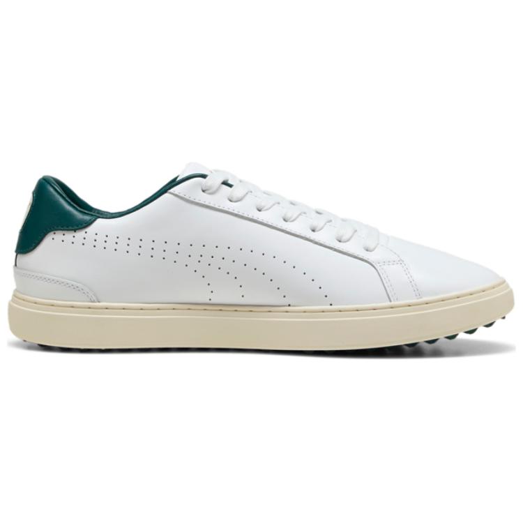 Puma Classic G Comfortable Low Top Golf Shoes Men sneaker White 312537-03