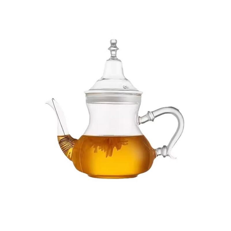 Hanyou Heat-Resistant Transparent Glass Teapot