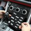 Przycisk klimatyzatora naszywka na pokrywę naklejki akcesoria samochodowe dla Land Rover Range Rover Vogue 2013-17 dla Range Rover Sport 14-17