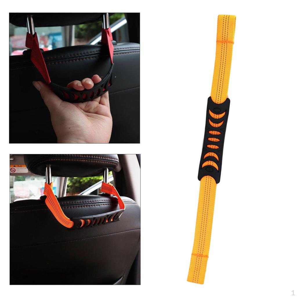 Front Headrest Grab Handle Nylon for Truck Holder Armrest Seat