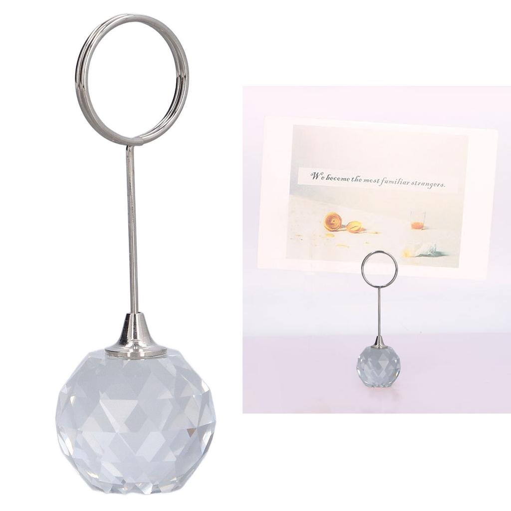 Place Card Holder Round Shape Bright Color Widely Used Stable Sturdy  Table Number Stands