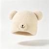 Autumn and winter fashion hat women's cute bear ears wool hat warm casual face small knitted hat