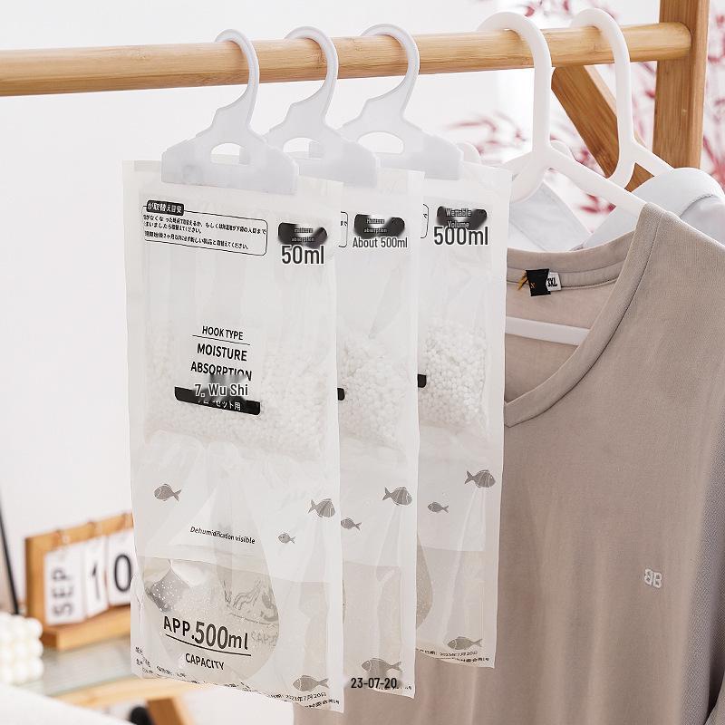 Indoor Wardrobe Dehumidifying Bag - Moisture-Proof, Anti-Mold Desiccant for Dorms and Homes