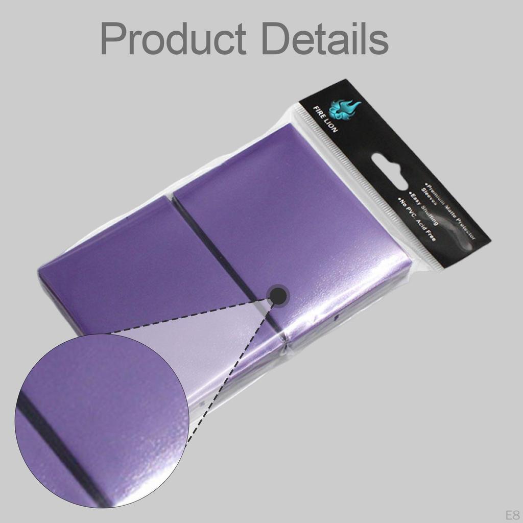 100 Pack Card Sleeves, Frosted, Versatile Gifts, High Performance, Lightweight, for Collector