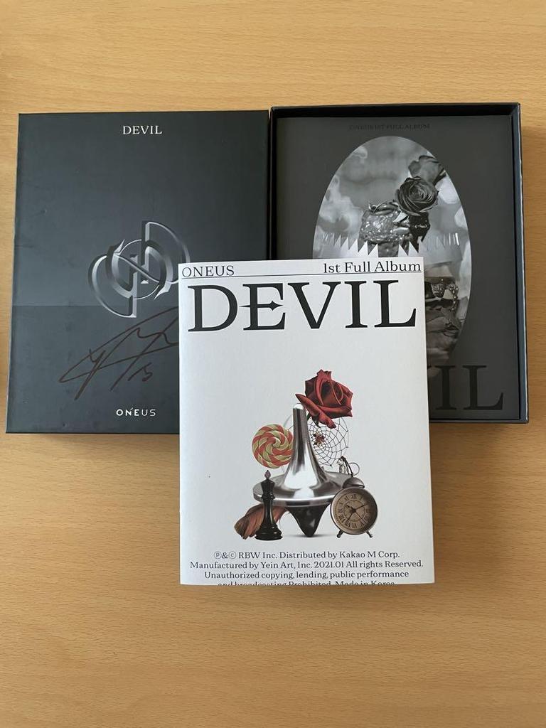[USED] ONEUS DEVIL Fanun Signed CD (2 versions)