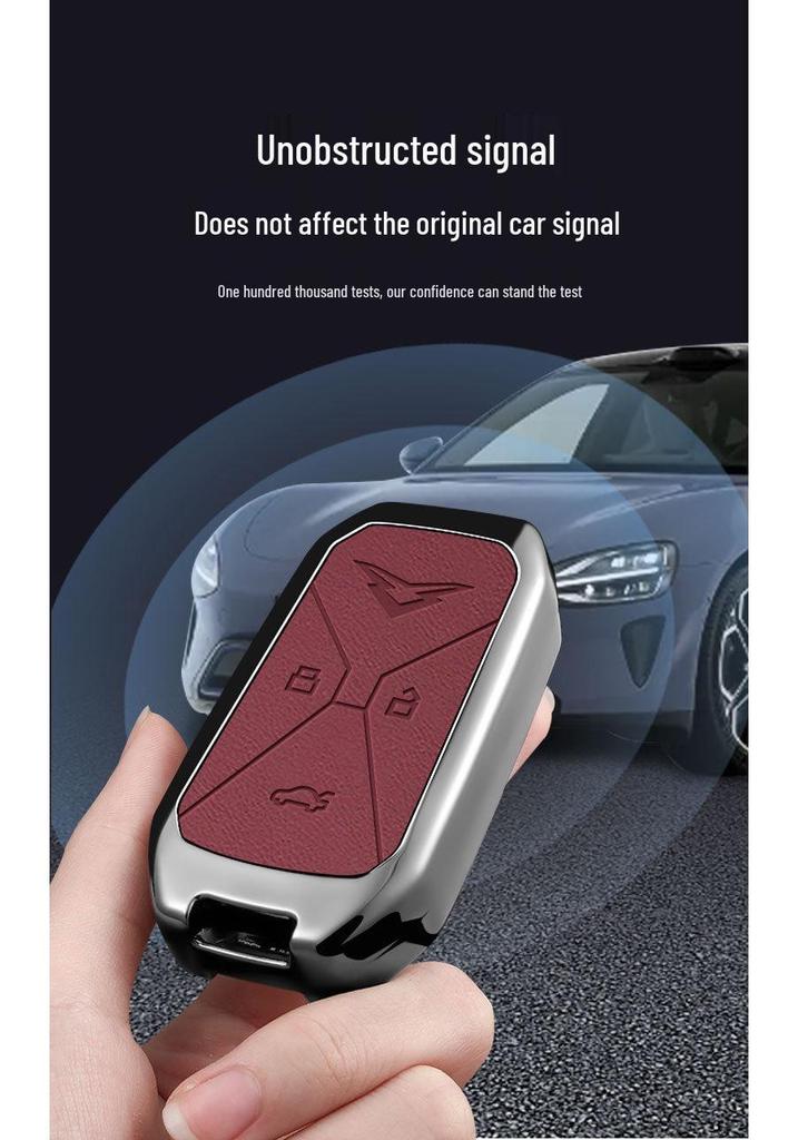 2024 Kaiyi Kunlun 300/500 Key Cover: New Energy Remote Metal Protective Shell