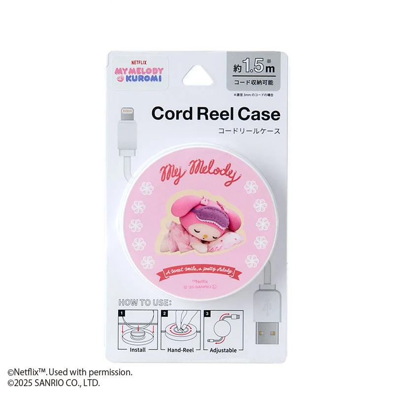 

Sanrio Netflix MY MELODY & KUROMI Чехол-органайзер для шнура My Melody Япония НОВЫЙ