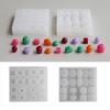 Easy Releasing Silicone Mold Various Shape Handmade Beads Moulds Pendant Molds Silicone Texture Suitable for Crafting
