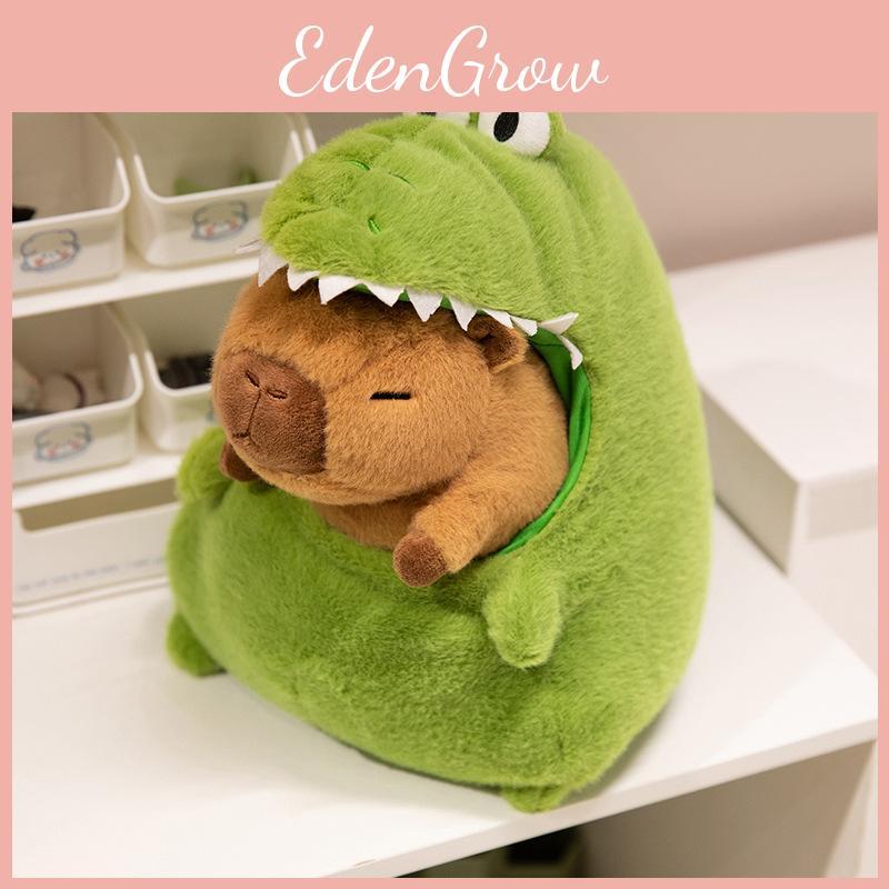 Turn Crocodile Cartoon Capybara Plush Toy Cute Girl Child Detachable Doll Gift