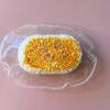 Simulated Rice Ball Squeeze Toy Food Grade Silicone Rice Ball Decompression Toy Stress Relief Simulation Food Sensory Fidget Toy