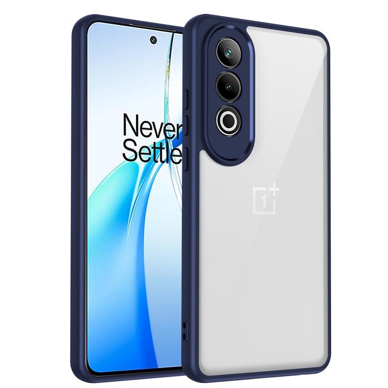 OnePlus Nord 4 CPH2663 Case Plating Silicone Bumper Shockproof Clear Back Cover Hard Phone Case for OnePlus Nord 4 Nord4 CPH2663